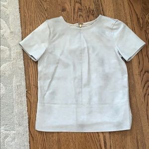 Loft Grey Leather Top Size XXSP